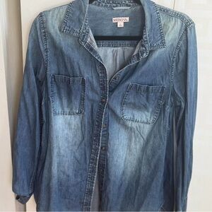 Merona Blue Denim Shirt